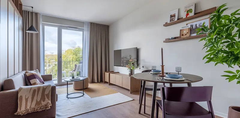 Möbliertes Studio-Apartment mit Terrasse in Berlin-Britz — photo 1